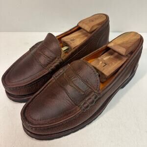 EXCELLENT Timberland Bison Beefroll Penny Loafer Made New Hampshire USA 10.5 D